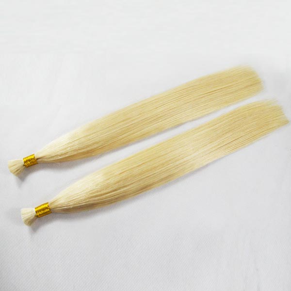 Cheap hair bundles raw human hair color 613 blond color YL054